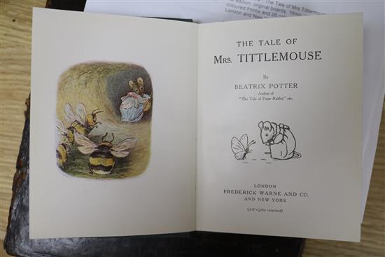 Potter, Beatrix - The Tale of Mrs Tittlemouse, 1st edition,